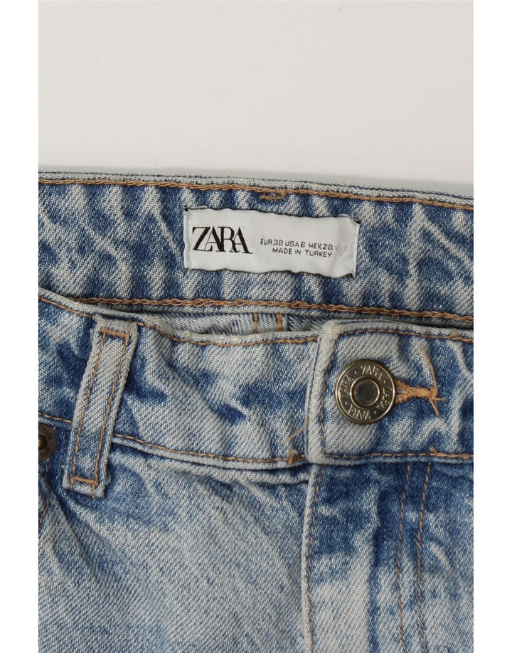 Blugi largi dama Zara EU 38 Mici L28 L29 Albastru