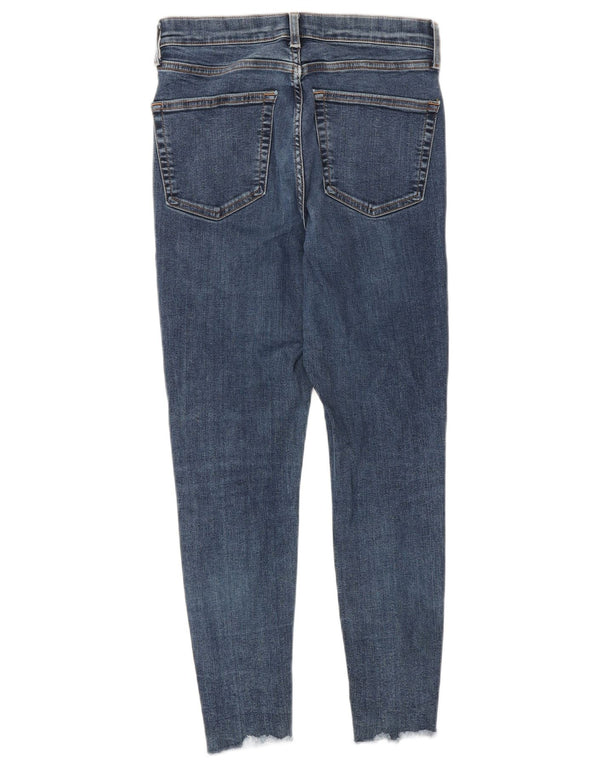 Topshop Blugi Skinny Crop pentru Damă L28 L25 Bumbac Albastru