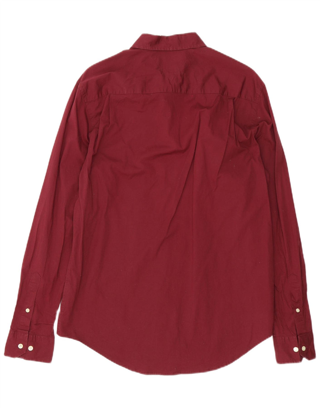 Cămașă personalizată pentru bărbați Tommy Hilfiger, bumbac mediu burgundy