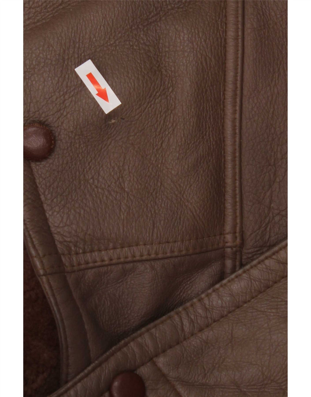 Jachetă vintage pentru femei din shearling UK 14 maro mediu