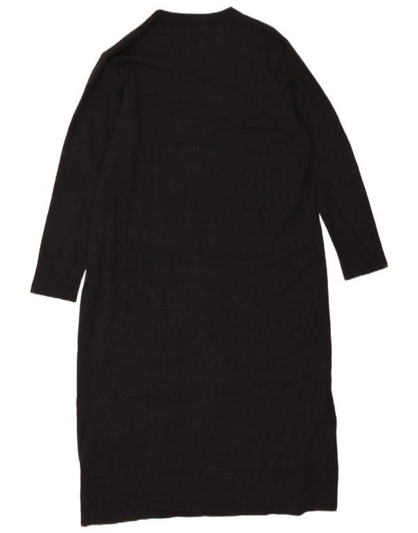 Rochie cu mânecă lungă pentru femei Zara UK 18 XL, viscoză neagră