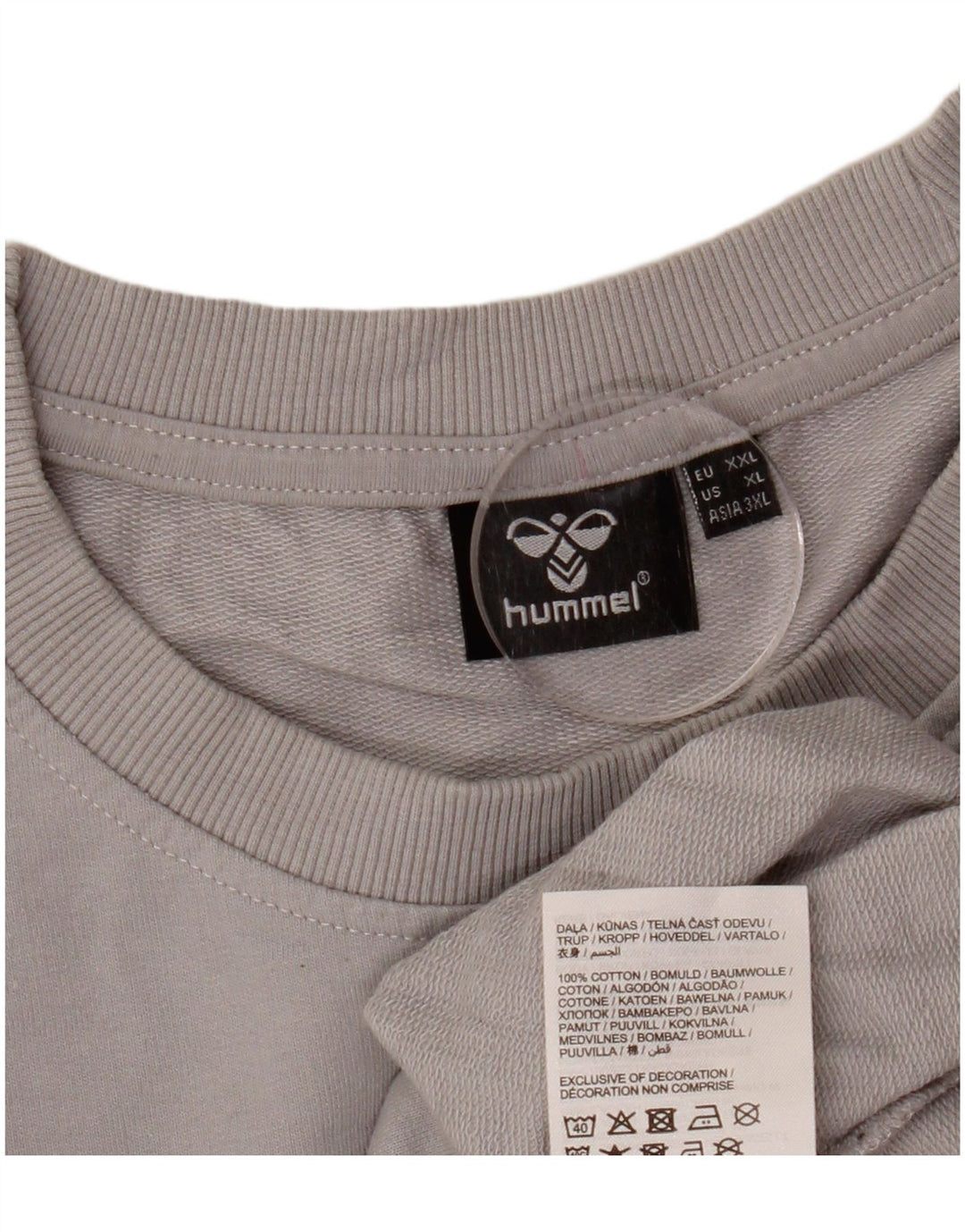 Hanorac pentru bărbați HUMMEL Jumper 2XL bumbac gri