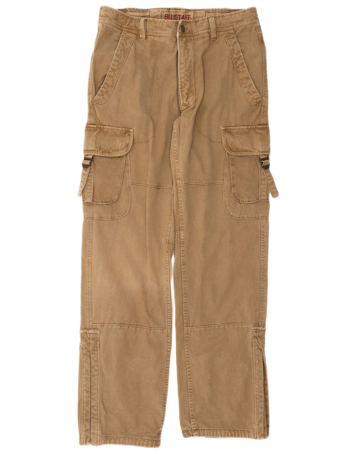 Blustaff Pantaloni Cargo Drepți Bărbați IT 52 XL W38 L34 Bej Bumbac