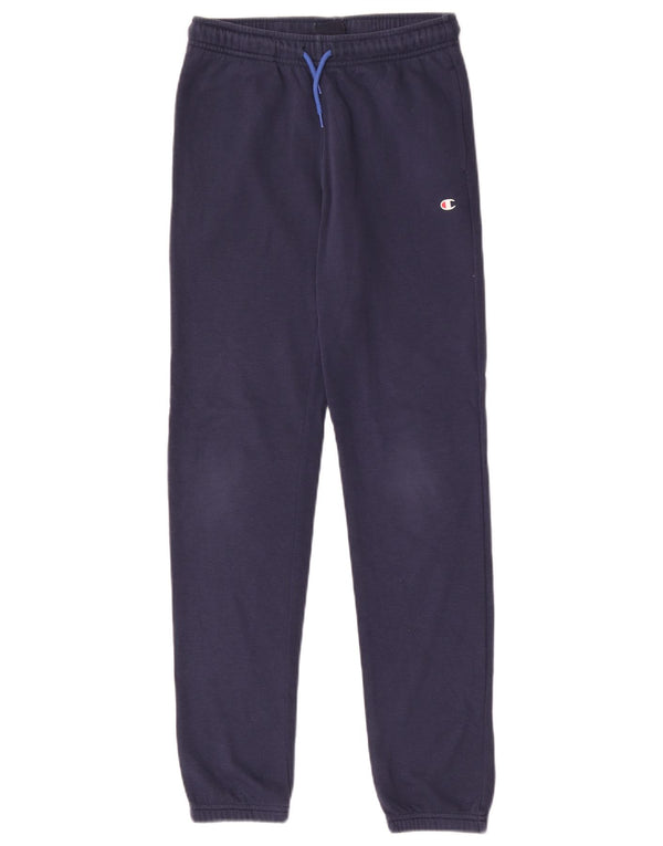 Champion Băieți Pantaloni Trening Pantaloni Joggeri 11-12 Ani Mare Bumbac Bleumarin