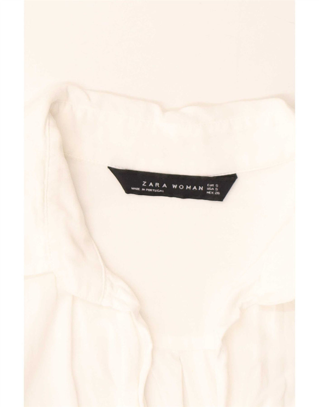 Zara Cămașă pentru femei UK 10 Small White