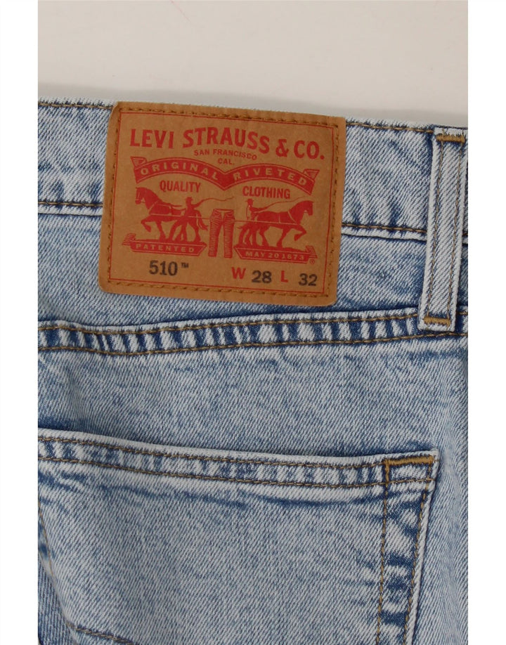 LEVI'S Mens 510 Skinny Jeans W28 L32 Blue Vintage Levi's and Second-Hand Levi's from Messina Hembry 