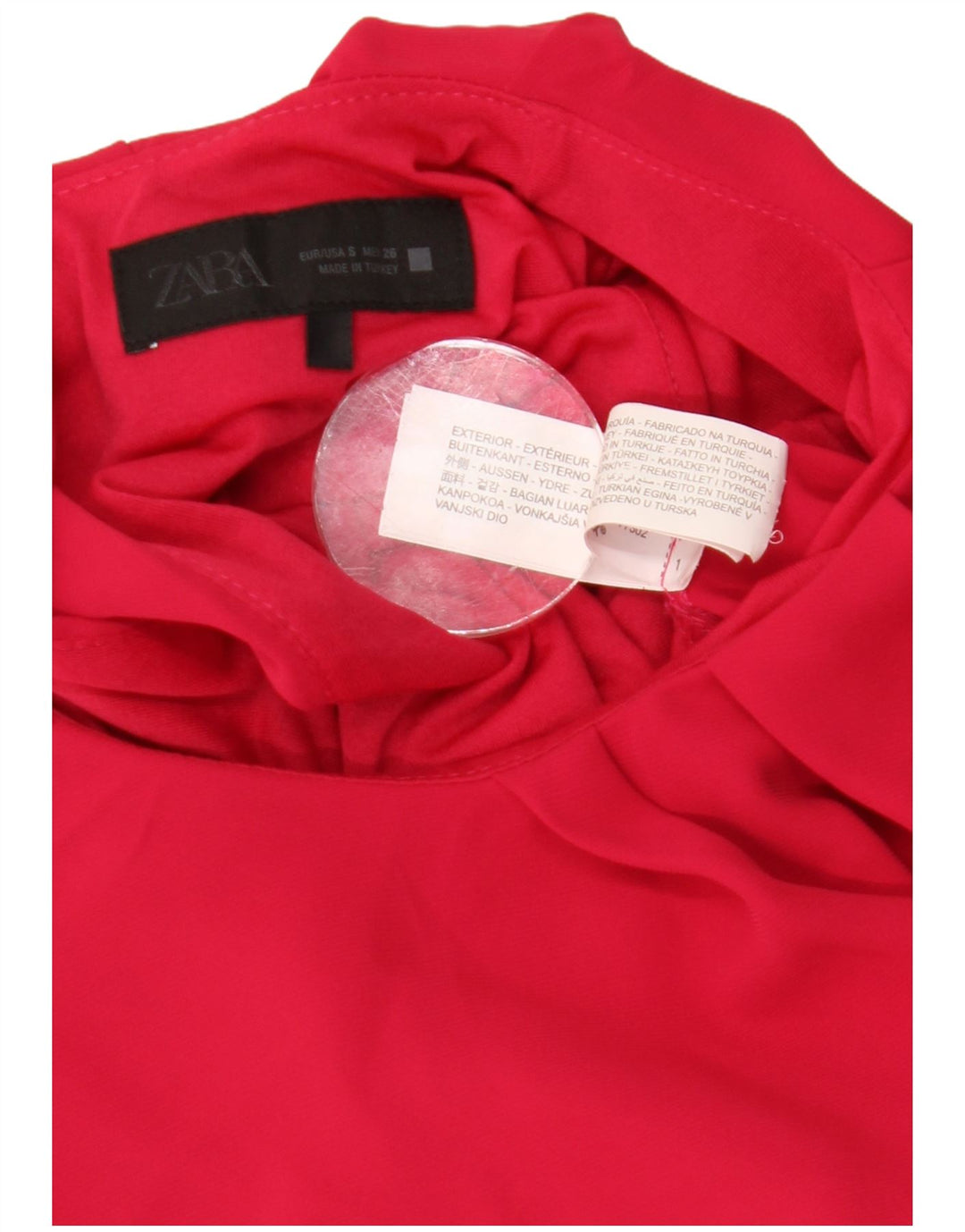 Costum pentru femei Zara UK 10 mic, roz, poliester