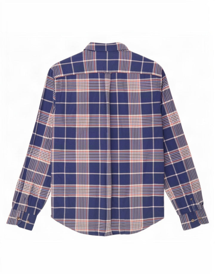 Cămașă pentru bărbați Ben Sherman, mare din bumbac cu carouri bleumarin
