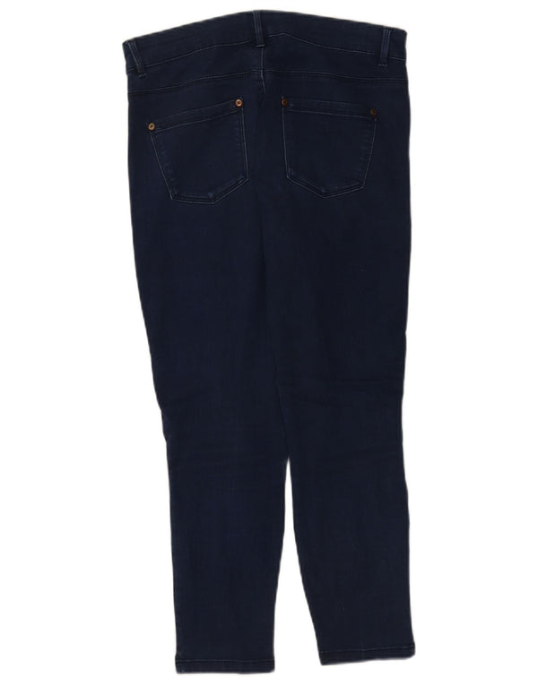 Blugi Capri Oasis pentru femei UK 12 Medium W28 L22 Bumbac bleumarin