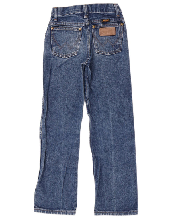 Wrangler Boys Blugi Distressed drepte 8-9 ani W22 L25 Bumbac albastru