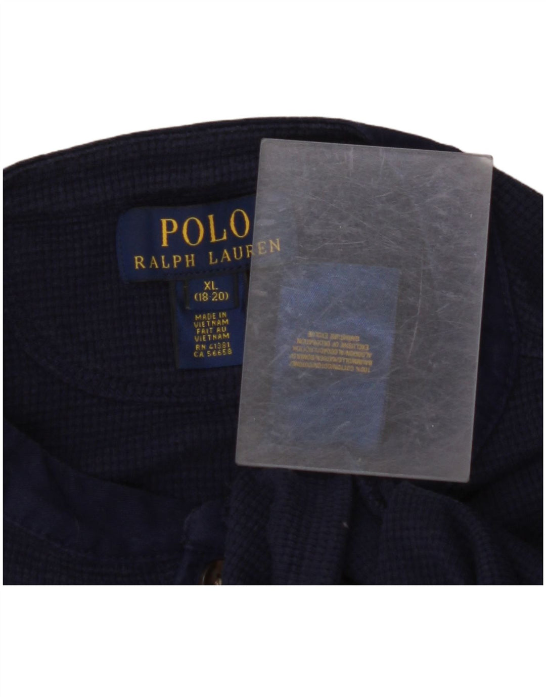 POLO RALPH LAUREN Top pentru baieti cu maneca lunga 15-16 ani XL bleumarin bumbac