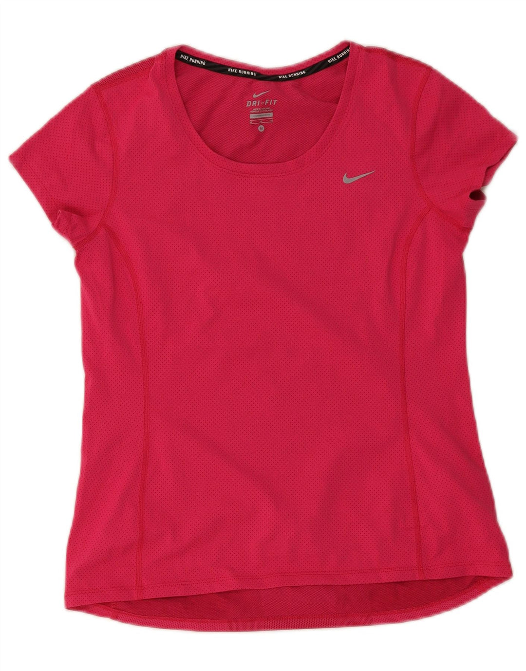 Tricou Nike Dri Fit pentru femei Top UK 12 Medium Pink Poliester