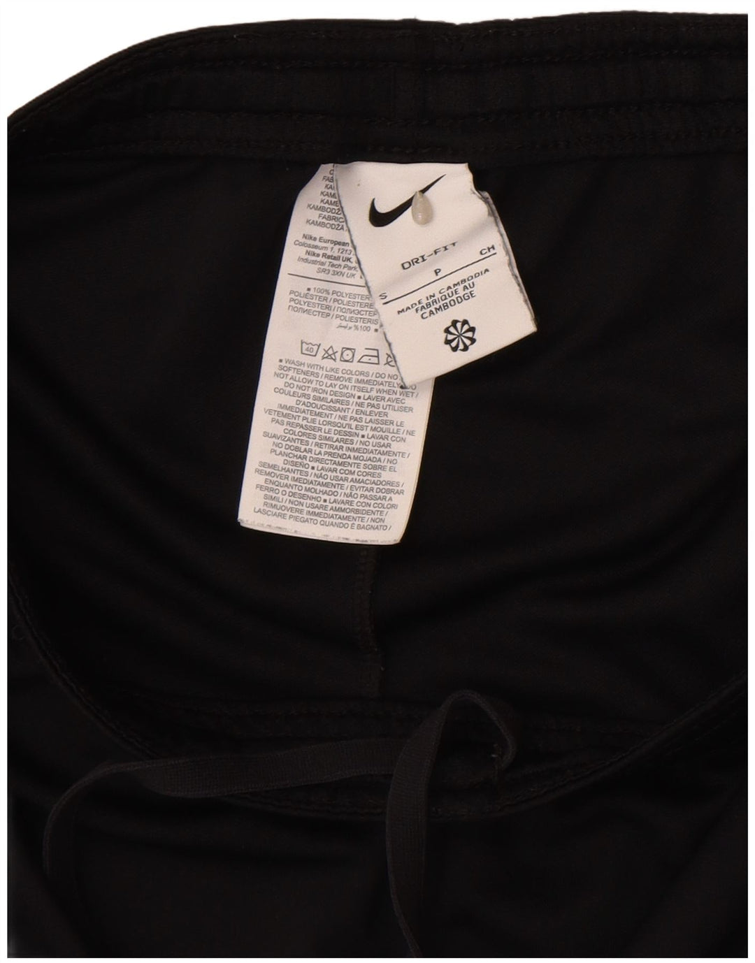Pantaloni scurți sport Nike pentru bărbați, cu tăiere obișnuită, negru, poliester color bloc