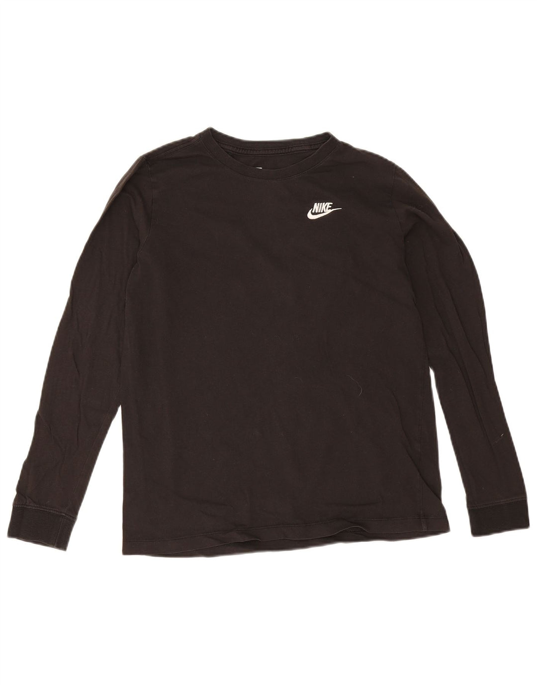 Top pentru băieți Nike cu mânecă lungă 13-14 ani XL bumbac negru