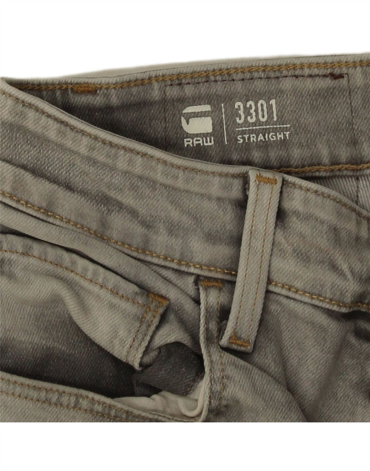 Pantaloni scurți G-Star 3301 Denim W32 Gri mediu