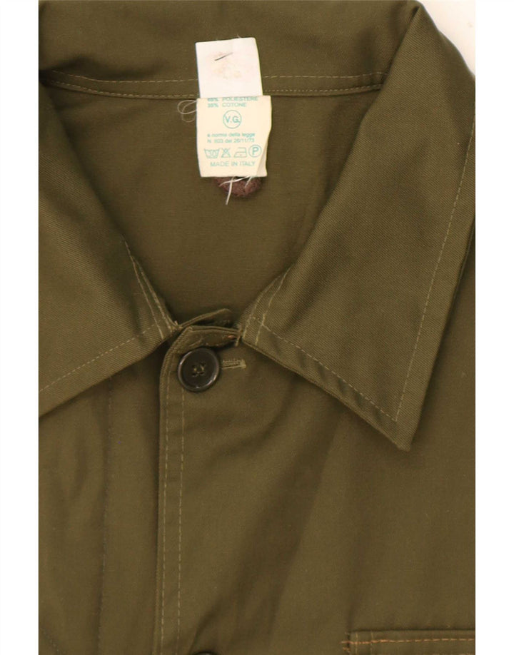 Jachetă vintage pentru bărbați IT 52 XL Kaki Poliester