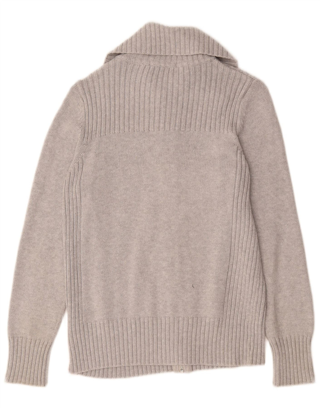Pulover cardigan pentru femei Marks & Spencer UK 14 mare bumbac gri