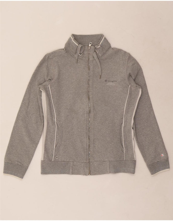 Jachetă de top pentru trening Champion Heritage Classics pentru femei UK 12 Gri mediu