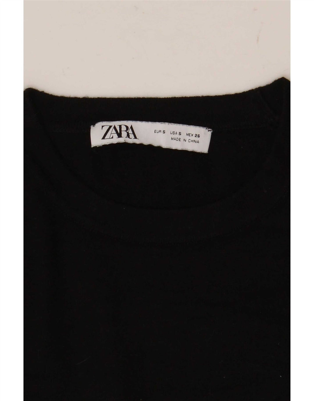 Pulover pentru damă Zara, cu gât turnut, UK 10 Mic Negru