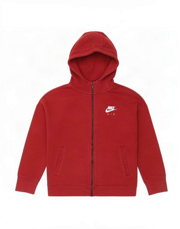 Pulover Nike pentru băieți, cu fermoar, 10-11 ani, bumbac roșu mediu