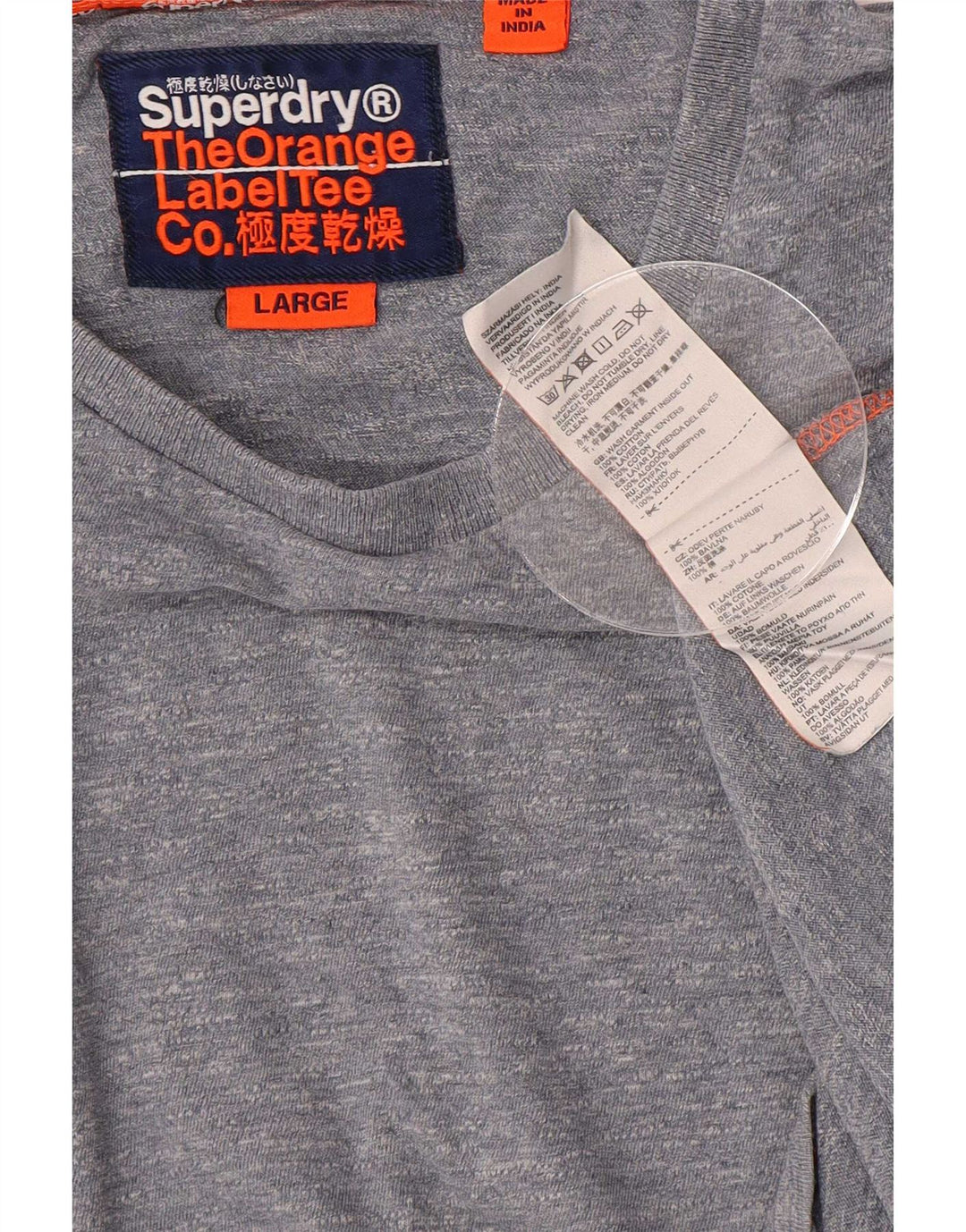 Tricou Superdry pentru bărbați Top mare bumbac gri