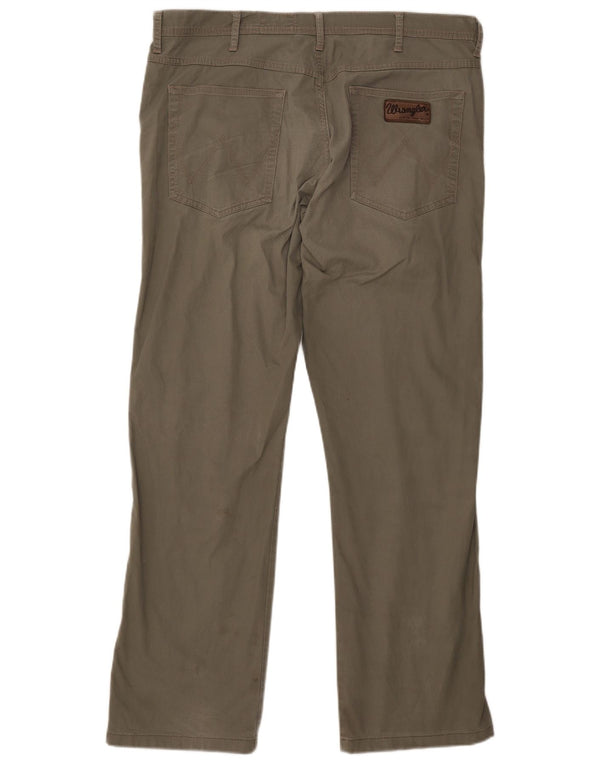 Pantaloni casual drepti elastici pentru bărbați WRANGLER Arizona W38 L34 kaki