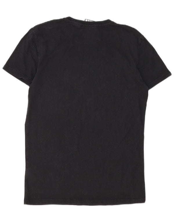 Tricou grafic pentru bărbați Superdry Top Medium Black Bumbac