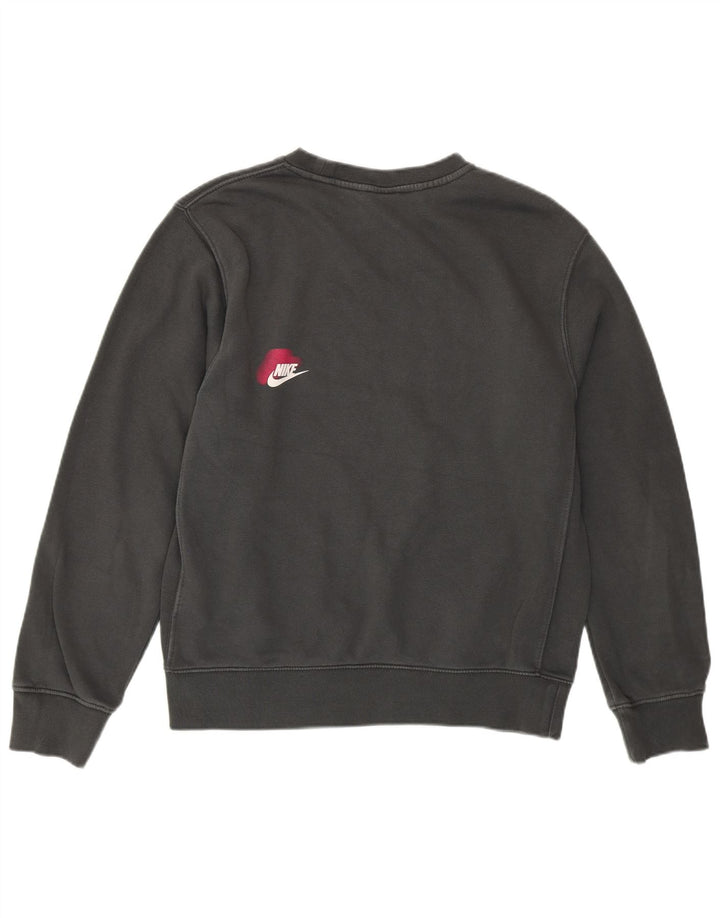 Hanorac grafic pentru bărbați NIKE Pulover mic, gri, bumbac