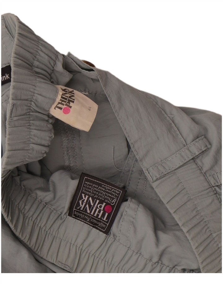 Pantaloni scurti cargo pentru femei Think Pink IT 44 Medium W27 Gri Poliester