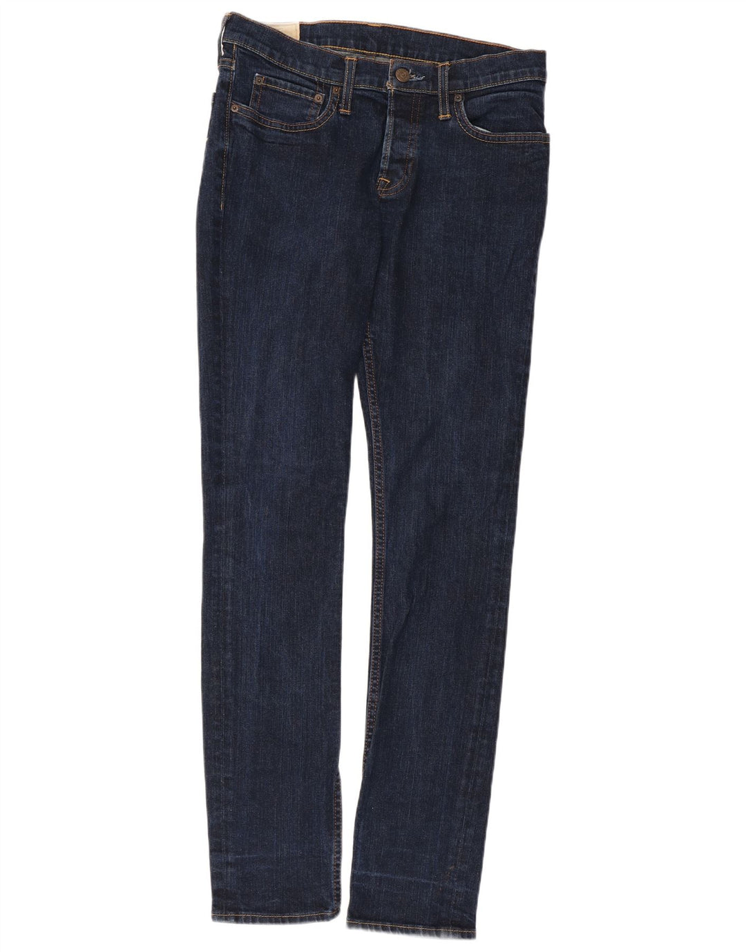 Blugi skinny pentru femei HOLLISTER W32 L34 bumbac bleumarin