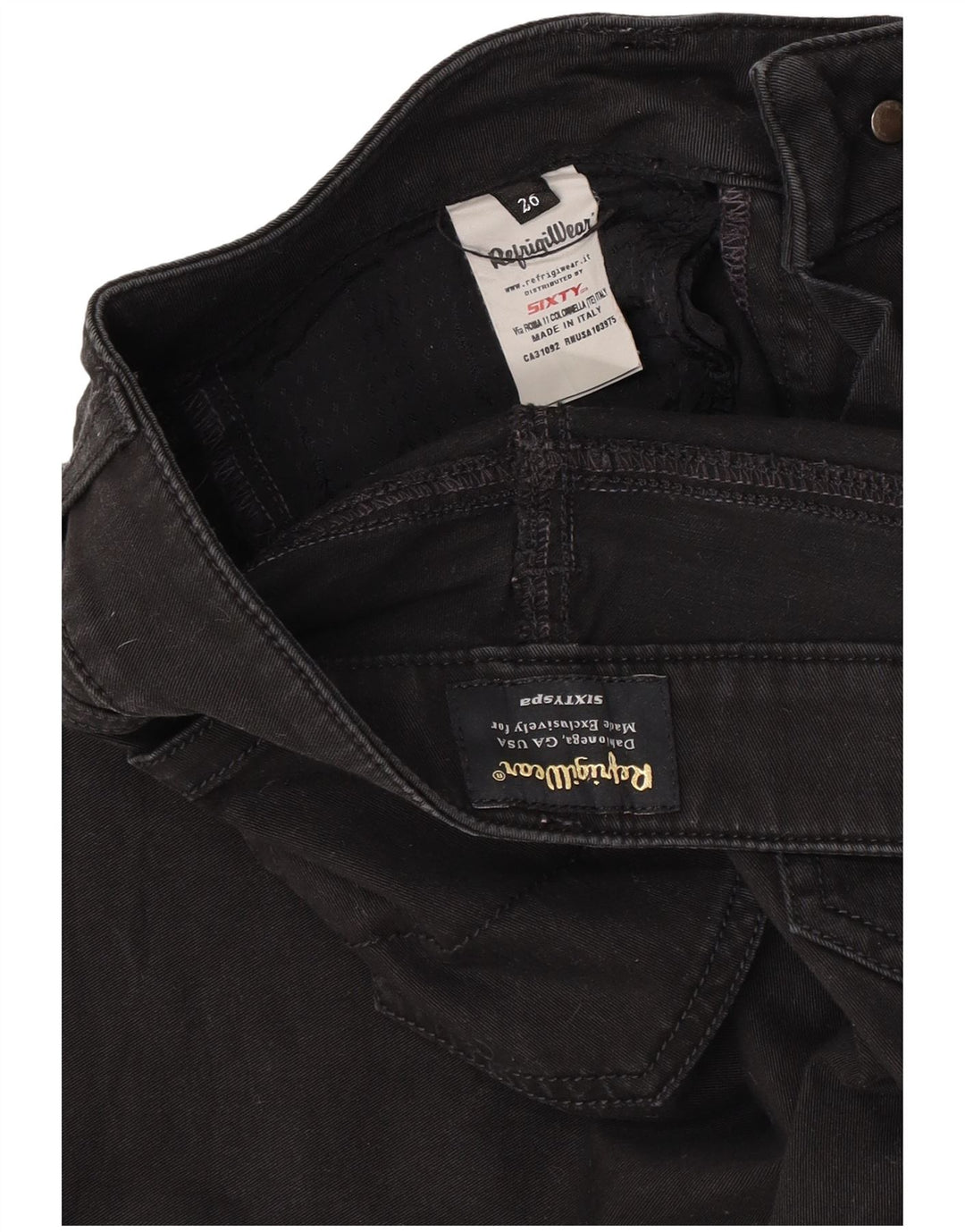 Pantaloni scurți casual pentru femei Refrigiwear W26 Bumbac negru mic