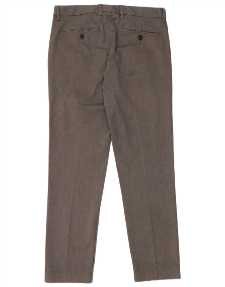 BONOBOS Pantaloni slim casual pentru bărbați W31 L30 bumbac gri