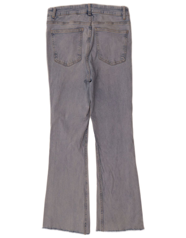 Blugi evazați pentru damă Zara EU 42 Large W32 L27 Blue Bumbac