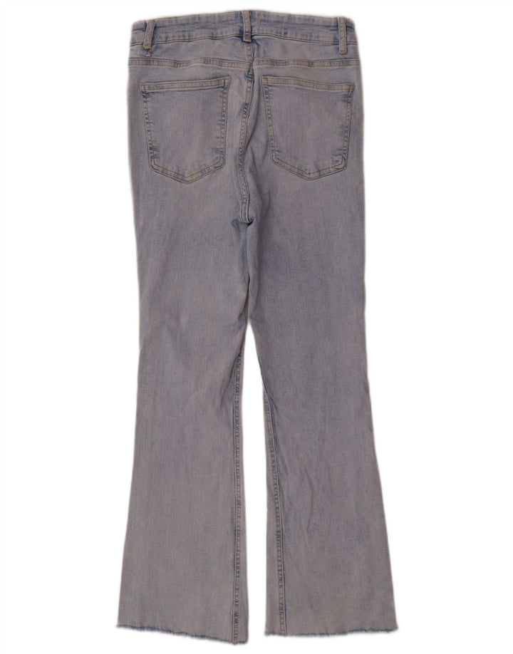 Blugi evazați pentru damă Zara EU 42 Large W32 L27 Blue Bumbac