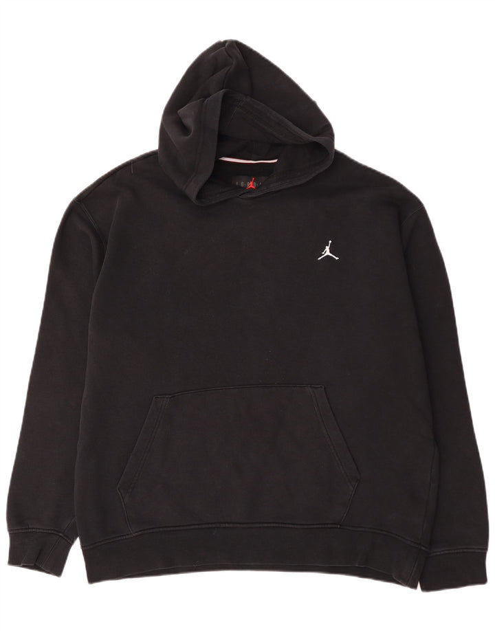 Jumper Jordan pentru bărbați, bumbac mare, negru