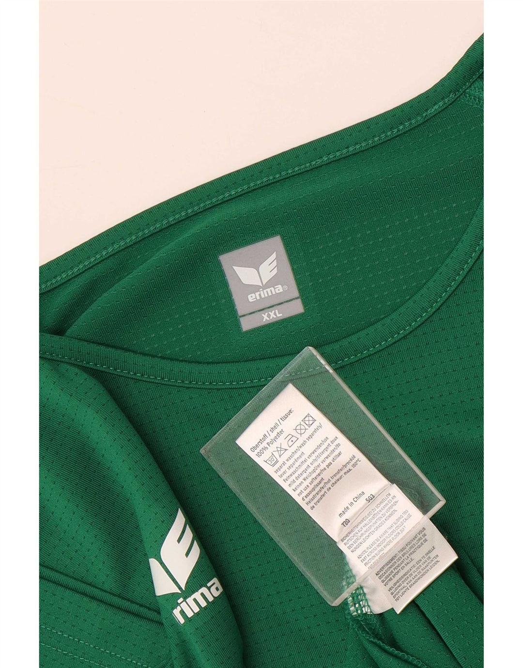 Tricou pentru bărbați Erima Top 2XL Poliester verde