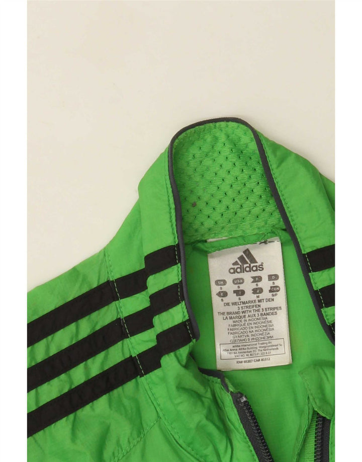 Jachetă de trening pentru bărbați Adidas, nailon verde mic