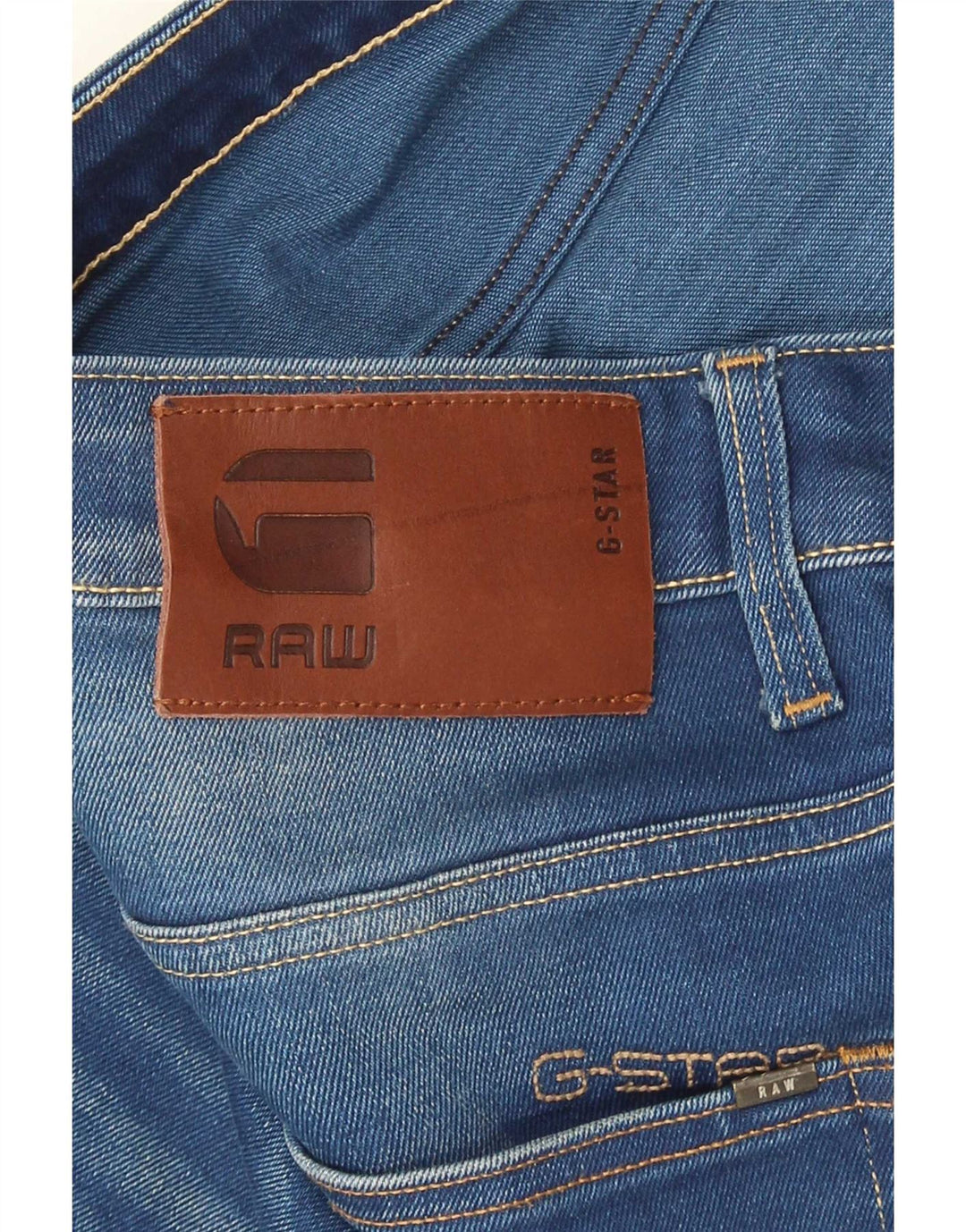 Blugi G-Star 3301 Slim pentru bărbați W30 L32 Bumbac albastru