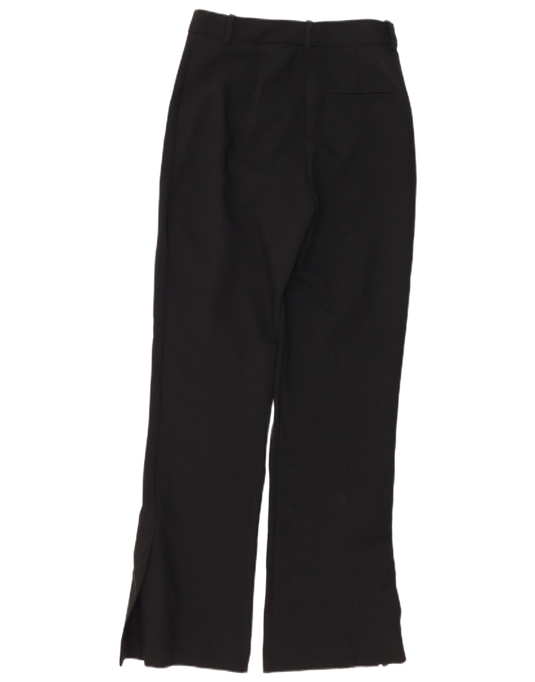 Pantaloni chino Bootcut pentru femei Zara Mici L26 L31 Poliester negru