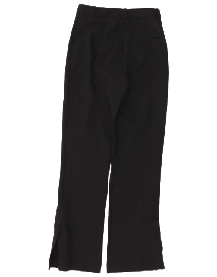 Pantaloni chino Bootcut pentru femei Zara Mici L26 L31 Poliester negru