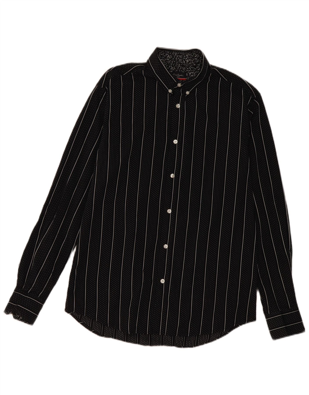 Cămașă pentru bărbați Pierre Cardin, bumbac cu dungi negre medii