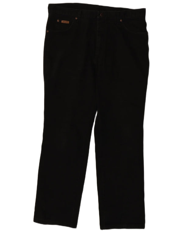 Blugi drepti pentru bărbați WRANGLER W38 L32 negri