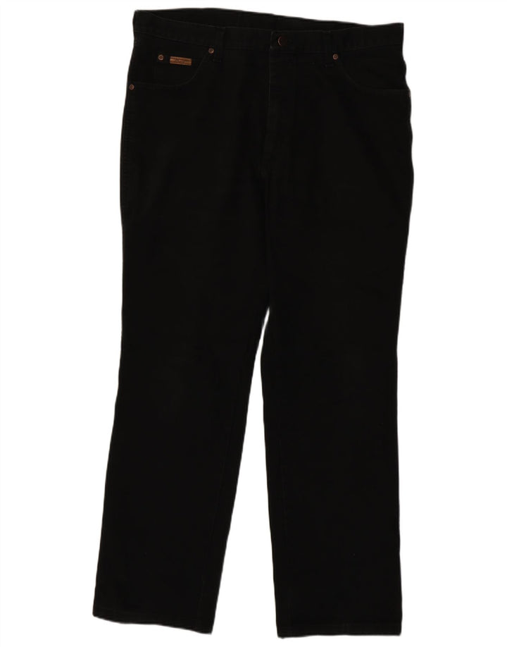 Blugi drepti pentru bărbați WRANGLER W38 L32 negri