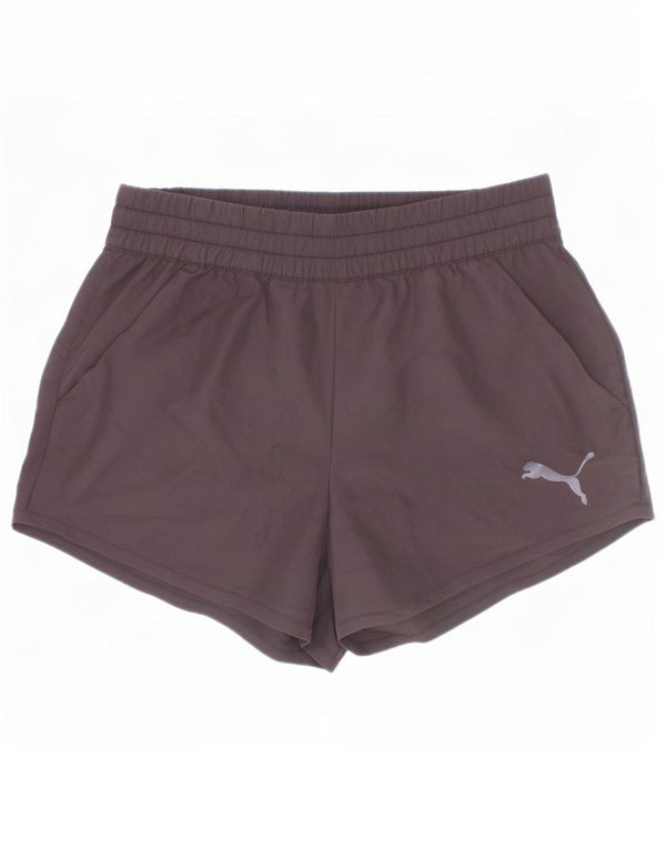 Pantaloni scurti sport Puma fete 13-14 ani poliester negru