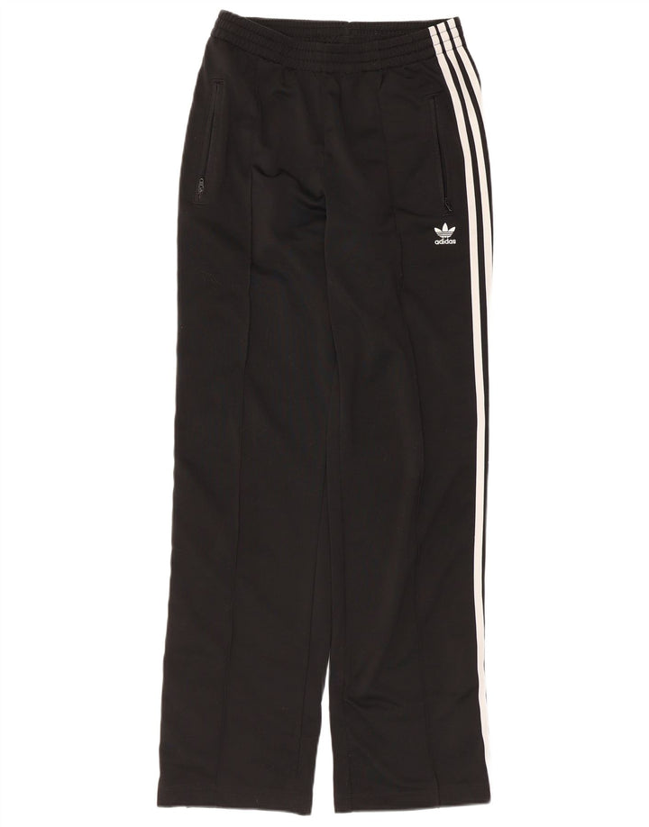 Pantaloni de trening Adidas pentru femei UK 10 Poliester negru mic