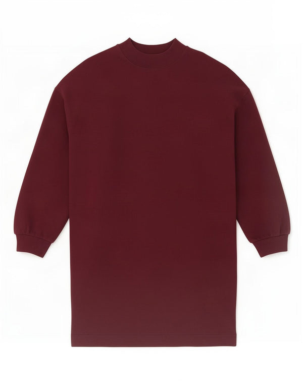Rochie cu mânecă lungă pentru femei Gap UK 16 Bumbac burgundy mare