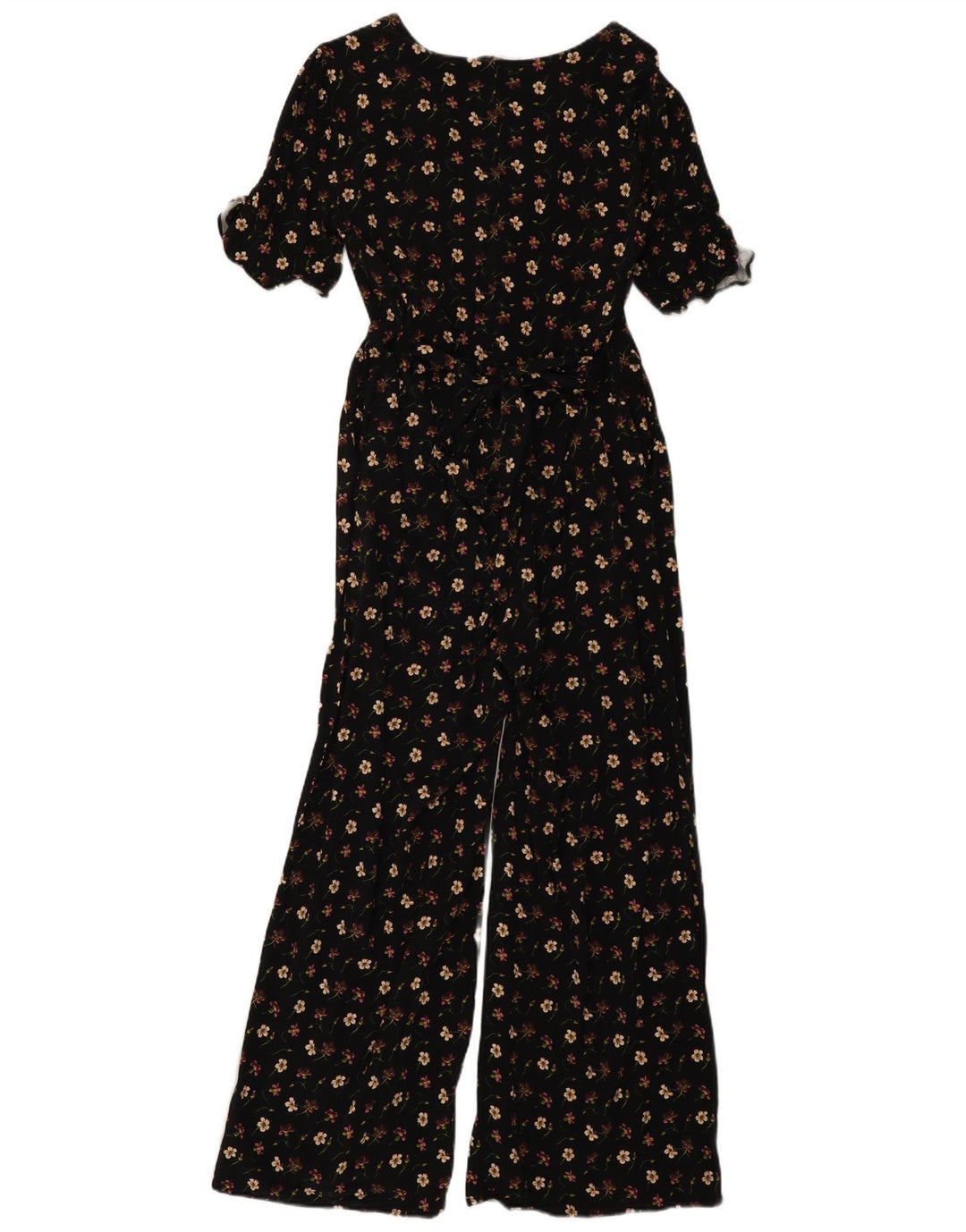 Salopetă Oasis pentru femei cu mânecă scurtă UK 14 Medium Black Floral