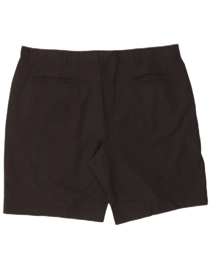 Pantaloni scurți chino Izod pentru bărbați W42 2XL poliester negru