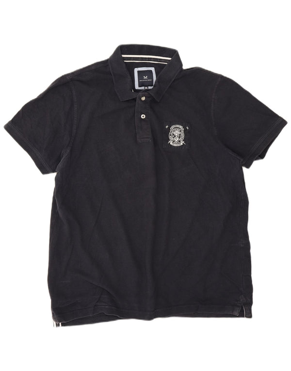 Crew Clothing Tricou polo pentru bărbați 2XL bumbac bleumarin