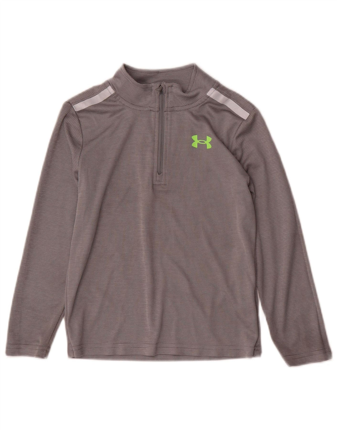 Tricou Under Armour pentru băieți, cu pulover grafic, 5-6 ani, cu dungi gri
